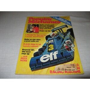 Popular Mechanics Magazine January 1977 Bruce Caitlyn Jenner Formula 1 Elf